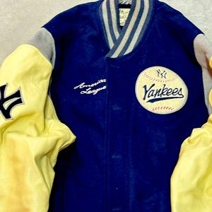 Classic varsity jacket put it in the cleaners “Brand New”